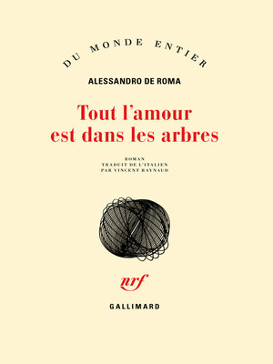 cover image of Tout l'amour est dans les arbres